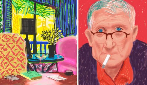 David Hockney, the iPad Procreate Artist