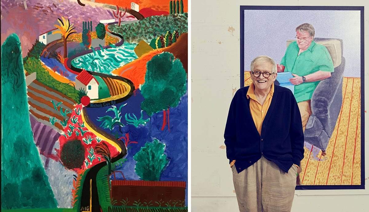 David Hockney’s Nichols Canyon Painting to sell for $35M at Phillips