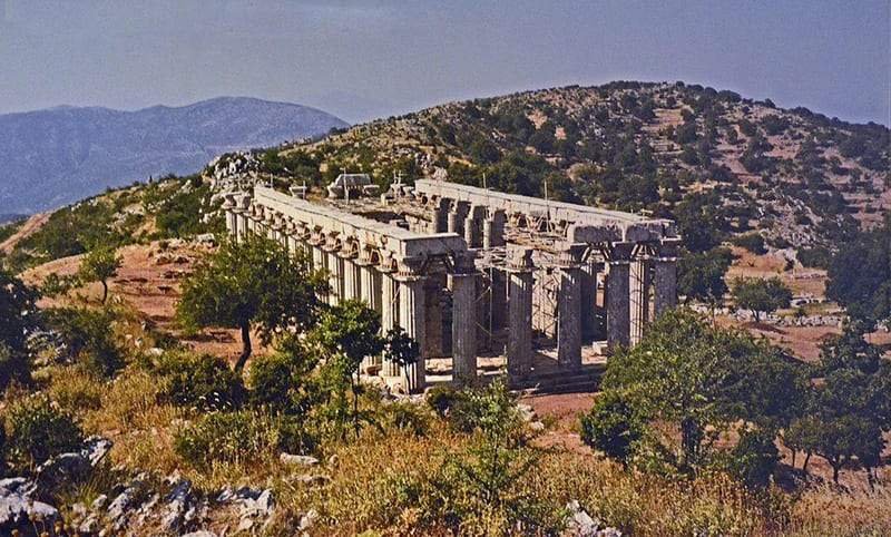 The Temple of Apollo Epicurius of Bassae, the odd temple