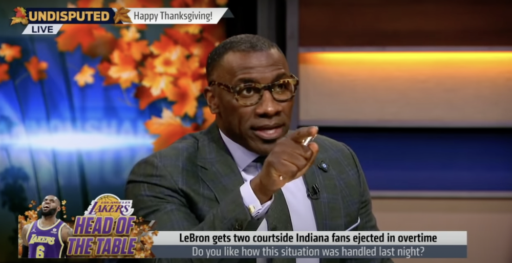 Shannon Sharpe on courtside fans in 2021: ‘People think because they pay money…you can say whatever you want.’