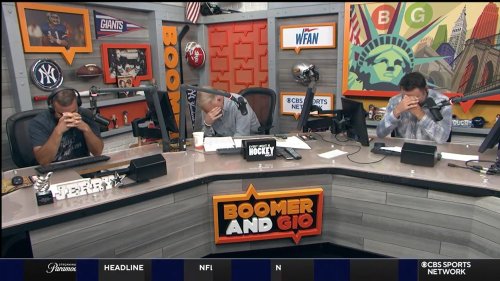 WFAN’s Boomer & Gio lose it over update anchor’s unfortunate slip of ...