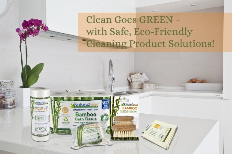 Clean Goes GREEN – NatureZway with Safe, Eco-Friendly Cleaning Product Solutions!