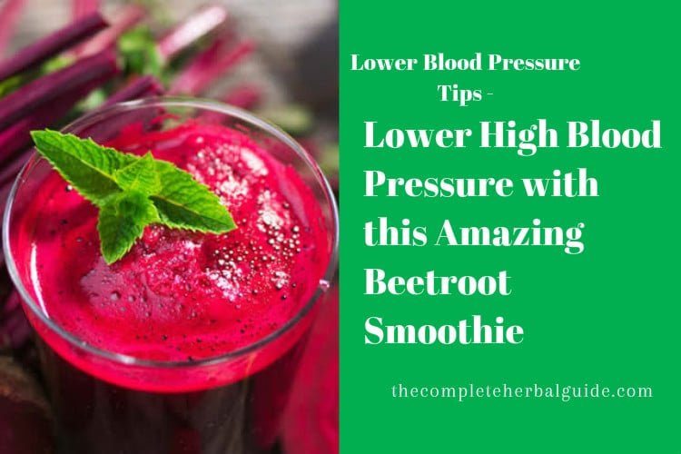 Beet Smoothie Recipe for High Blood Pressure