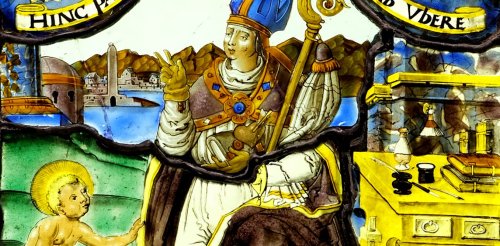 What Pope Leo XIV’s coat of arms and motto reveal about his dedication to the ideals of St. Augustine − an art historian explains