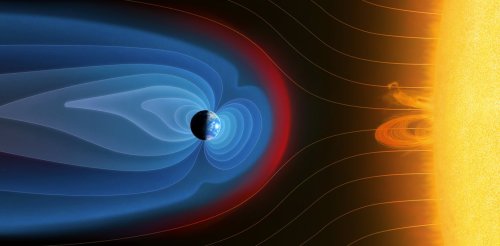 Earth's magnetic field protects life on Earth from radiation, but it can move, and the magnetic poles can even flip