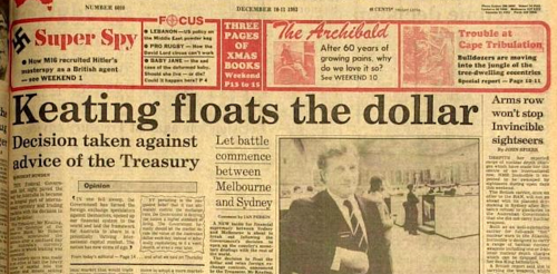 Happy birthday AUD: how our Australian dollar was floated, 40 years ago this week