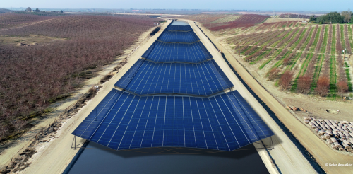 First solar canal project is a win for water, energy, air and climate in California