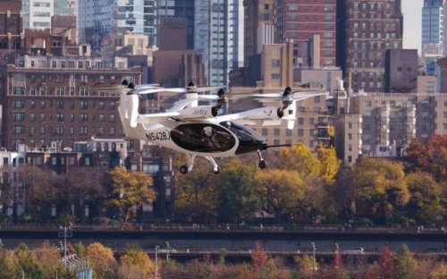 Electric VTOL aircraft makes history with first-ever flight over NYC: ‘A glimpse into the city’s air-taxi future’