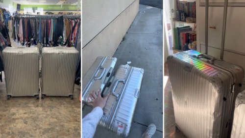 Shopper surprised to find luxury suitcases for cheap at thrift store: 'You have no idea how jealous I am right now'