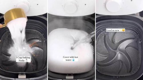 Home chef reveals simple, chemical-free hack to deep-clean a dirty air fryer: ‘Made my day easier’