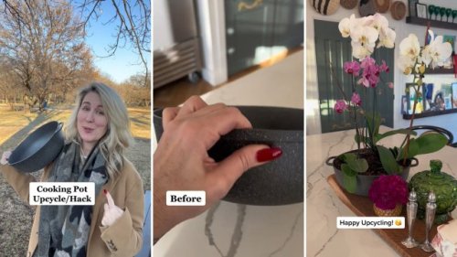 Home stylist shares 'brilliant' alternative use for old cooking pots just in time for spring: 'Love that idea'