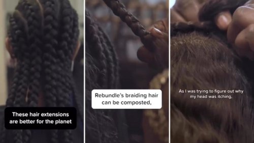 Company turns unexpected material into affordable, itch-free hair extensions: ‘Tackling the itchiness and the wastefulness’