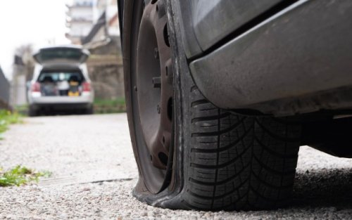 Driver baffled after discovering mysterious object inside tire: 'How did it get there?'