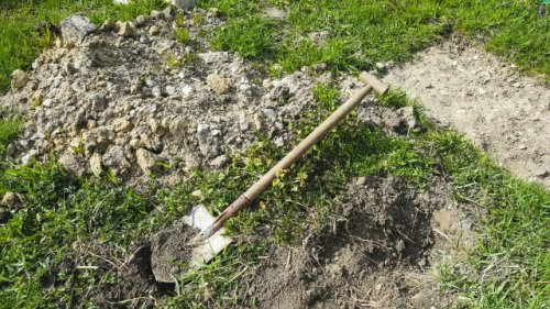 New homeowner baffled after unearthing strange material in backyard left by previous owner: 'Every time I think I get it all, I find more'