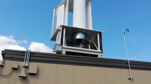 This company makes incredible 'bladeless' wind turbines that sit on the roofs of buildings