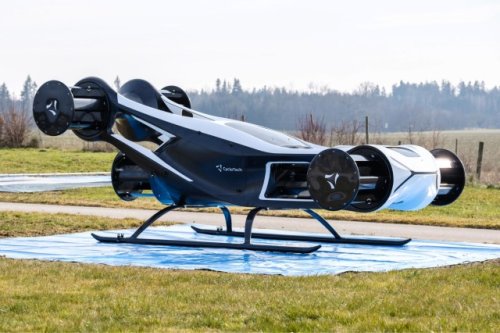 Aviation company shares incredible video of prototype flying vehicle's first liftoff: 'Redefine what's possible'