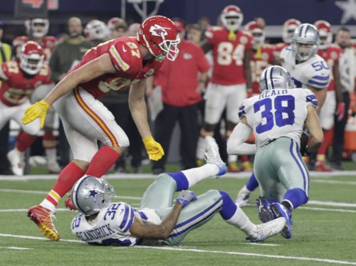 Travis Kelce explains what he told Dallas Cowboys at NFL Combine, and what they did next