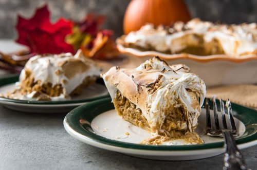 Pumpkin Pie with Toasted Meringue