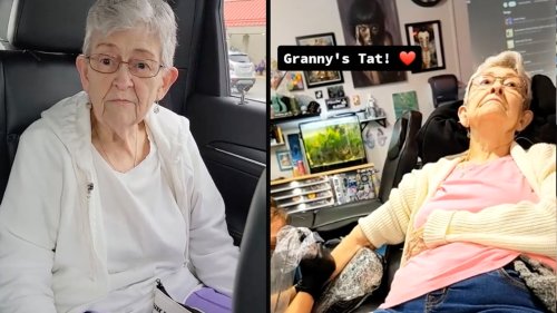 Badass Grandma Goes Viral For Getting Her First Tattoo at Age 82