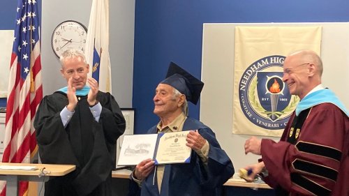 95-Year-old WWII Vet Finally Gets His High School Diploma 77 Years Later