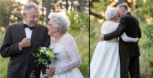 Couple Celebrates 60th Anniversary in Same Clothes They Wore at the Wedding