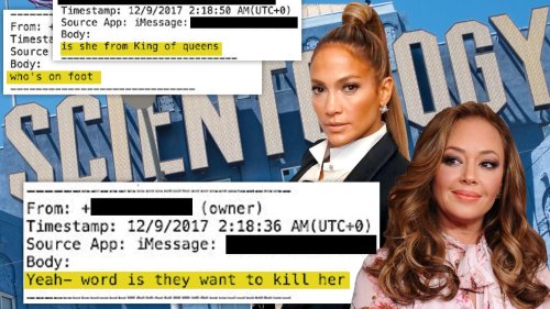 Texts Reveal How Scientology Shadowed Leah Remini and J.Lo