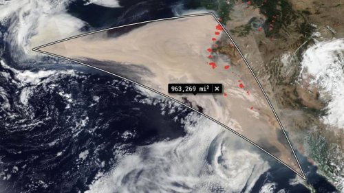 NASA Photo Shows How Far Wildfire Smoke Has Traveled