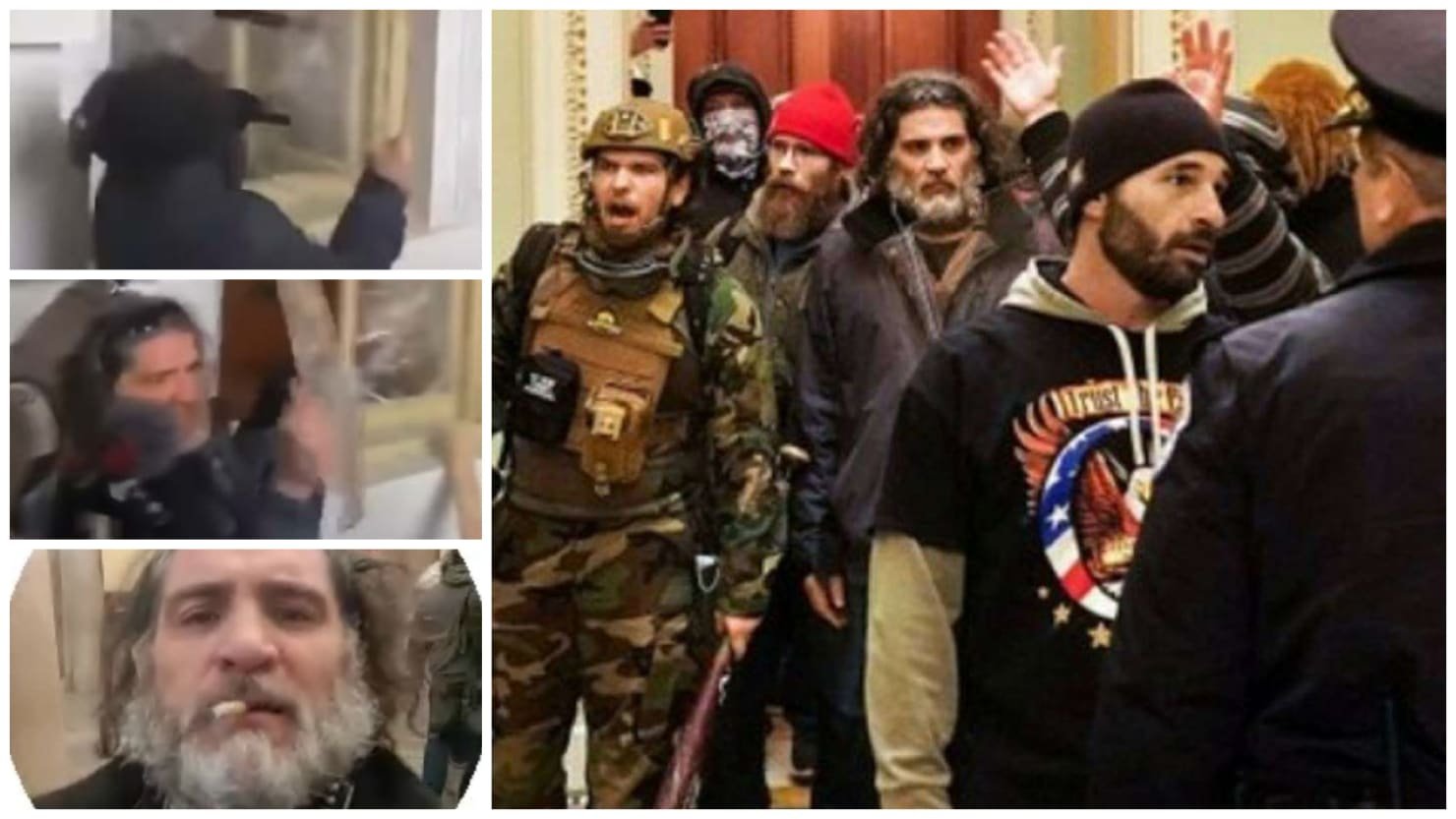 Feds Track Down Dominic ‘Spazzo’ Pezzola, the Proud Boy Seen Smashing Capitol Window With Police Shield
