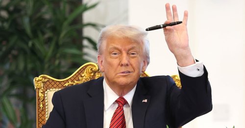 WATCH: Trump Gets Tesla Cybertruck Motorcade as He Arrives in Qatar