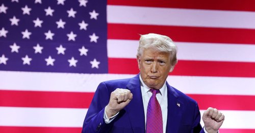 Trump, 78, Posts Bizarre AI Video of Himself Rocking Out