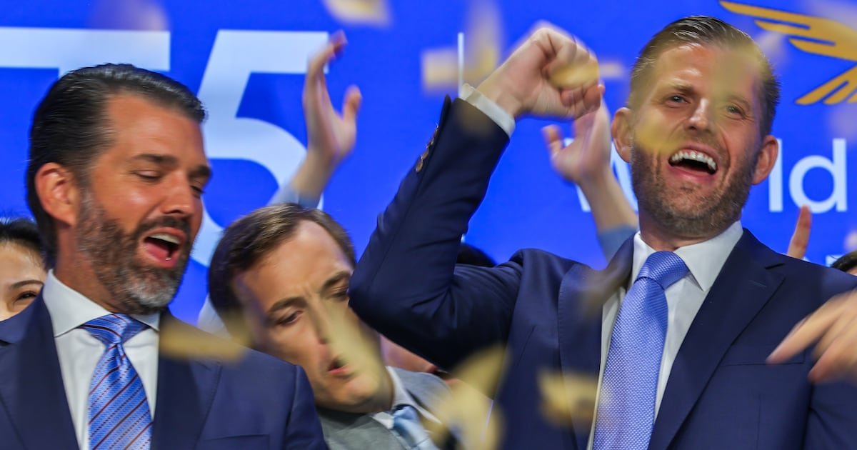 Eric Trump Vanishes From Troubled Firm as Crypto Woes Mount