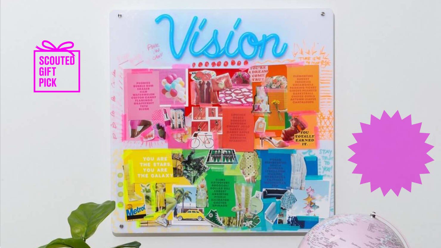 This Glowing Vision Board Is the Perfect Reminder to Stay Motivated