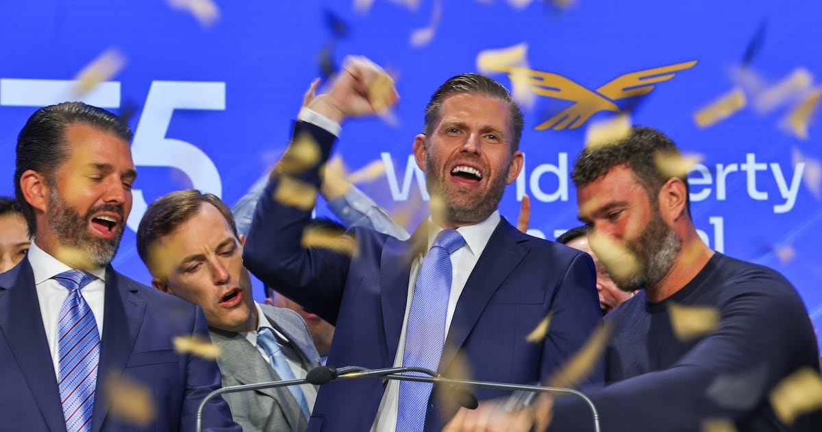 Donald Trump Jr. Cornered on His Family’s Crypto Cash Grab