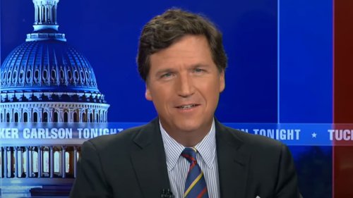 Tucker Carlson Delivers Awkward Pre-Recorded Video Message To CPAC ...