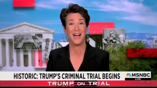 Rachel Maddow, MSNBC Anchors Laugh it Up Over ‘Sleepy’ Trump at Trial
