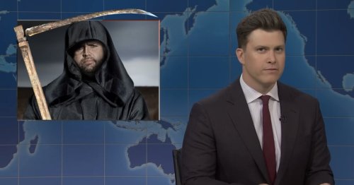 Colin Jost Skewers ‘Grim Reaper’ Vance at Pope Inaugural Mass