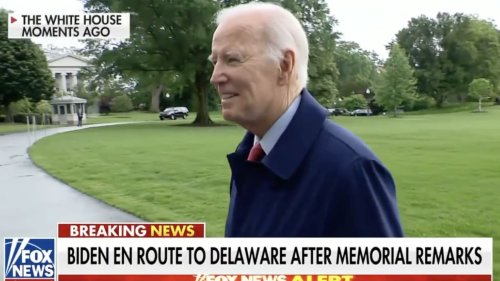 Joe Biden Can’t Help but Laugh When Asked About Pardoning Donald Trump
