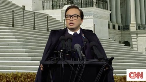 SNL’s Bowen Yang Gives George Santos the Fib-Filled Sendoff He Deserves