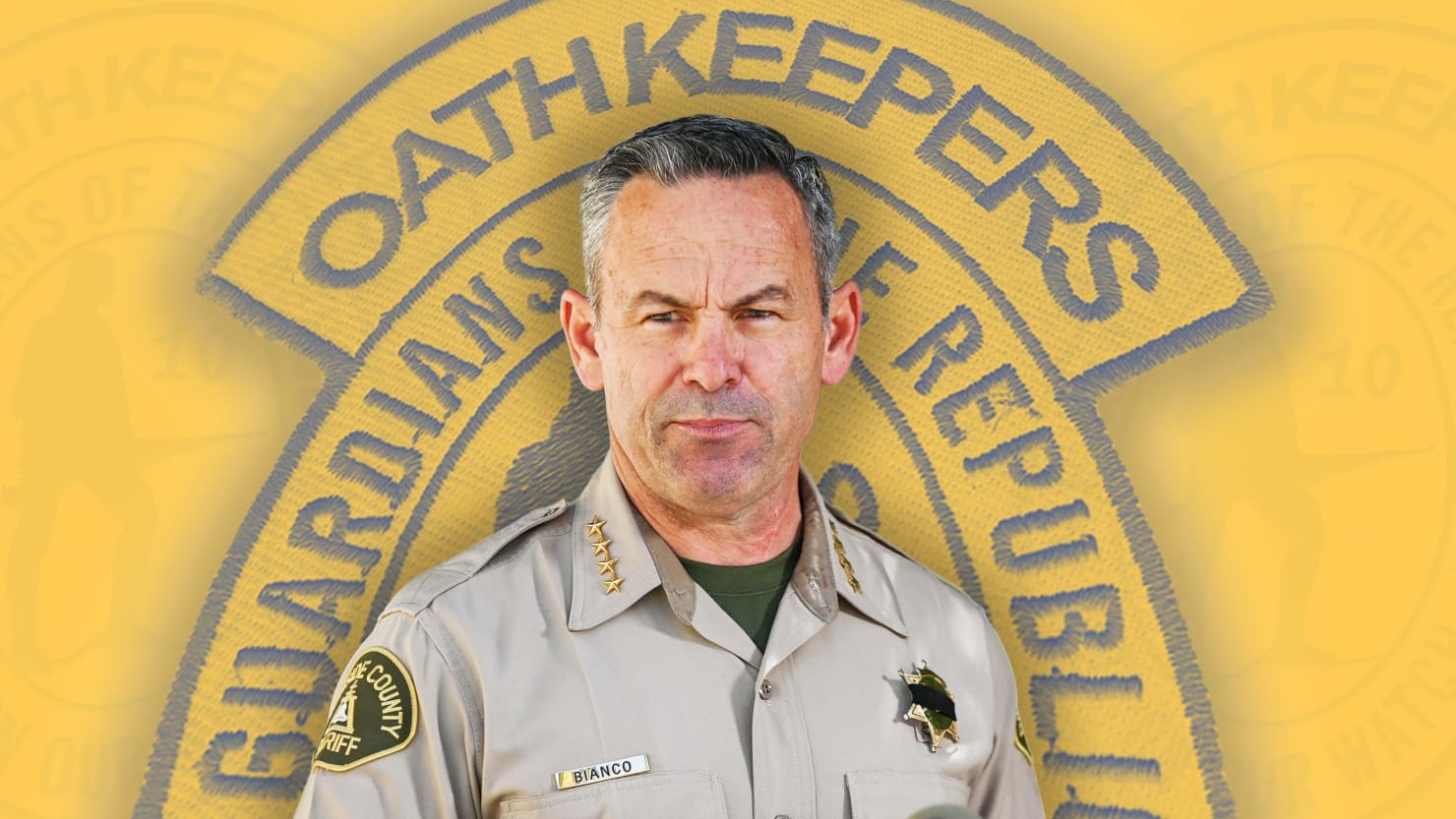 Will Fox News-Loving Sheriff Chad Bianco’s Oath Keeper Ties Cost Him His Job?