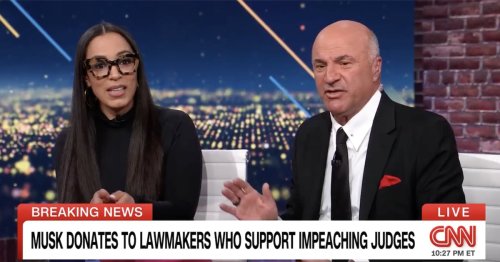 CNN Panelist Awkwardly Tells Kevin O’Leary to Back Off: ‘I Don’t Want You to Touch Me!’