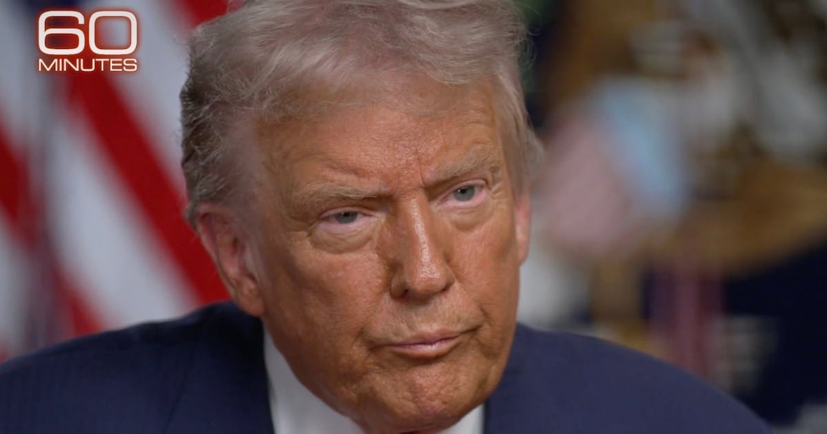 CBS Cuts Trump’s Corruption Tantrum From ‘60 Minutes’ Edit