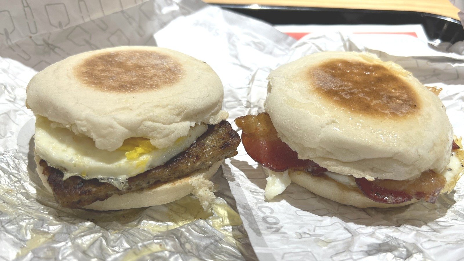 Wendy's New English Muffin Breakfast Sandwich Review: A Buttery And Savory Way To Start Your Day