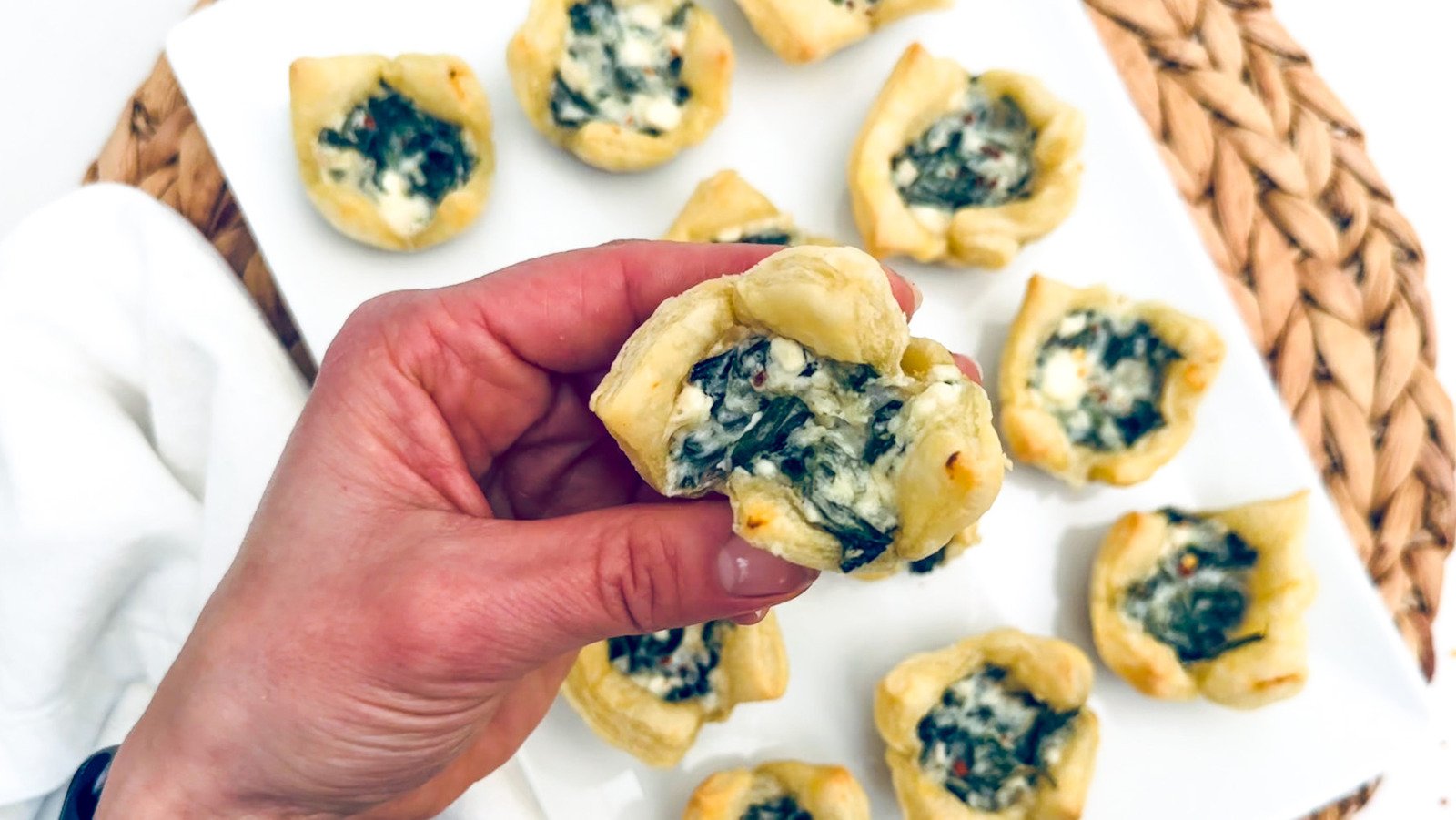 Handheld Spinach And Feta Tarts Recipe