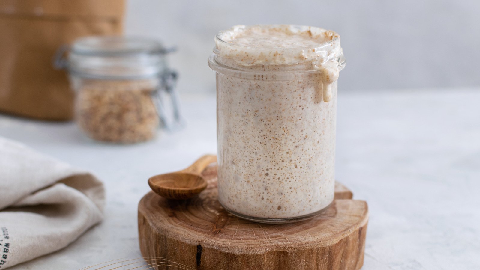 The Trick To Reviving That Sourdough Starter That's Been In Your Fridge For Months