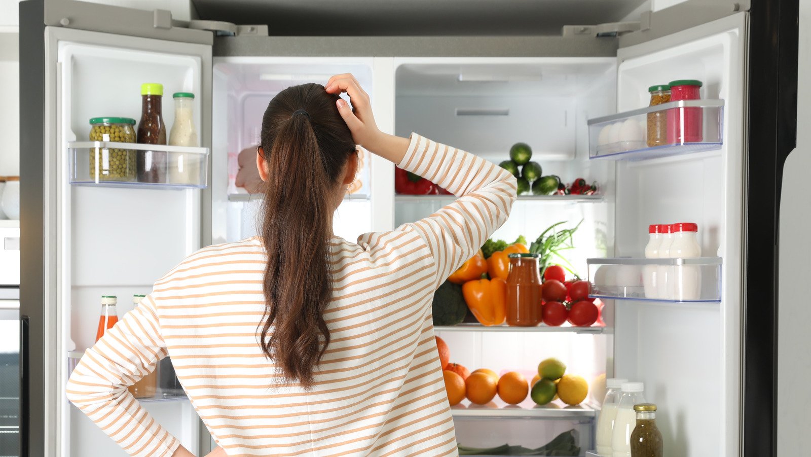 Why You Should Never Store Meat On The Top Shelf Of Your Refrigerator