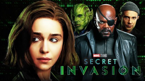 Emilia Clarke Gets Official New Marvel Poster Art for 'Secret Invasion ...