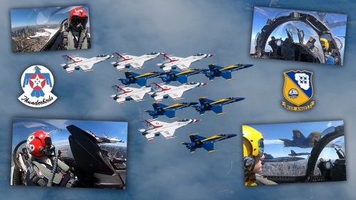 This Supercut Of The Blue Angels And Thunderbirds "America Strong" Flyover Is A Must Watch