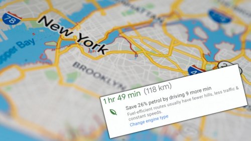 Google Maps' Eco Route can drastically cut tailpipe emissions