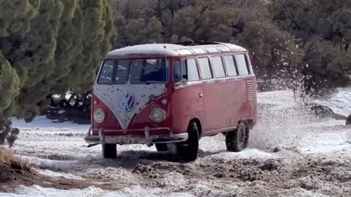 This 23-Window 1959 VW Bus Goes Harder Off-Road Than Most New Jeeps