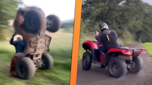 Watch This Dude Rip a Honda Farm ATV Like He’s in a Gymkhana Video